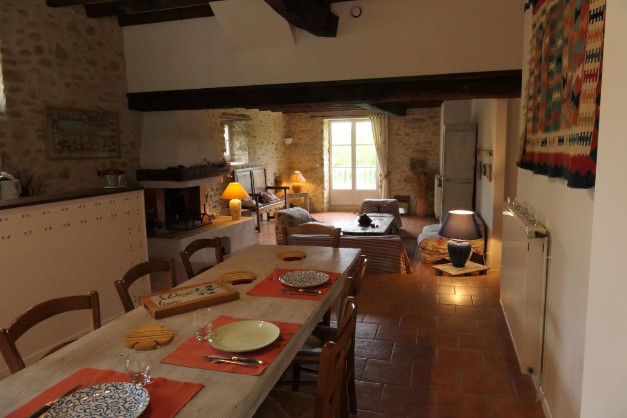 Bed and Breakfast La Ferme Dague Lasseube Экстерьер фото